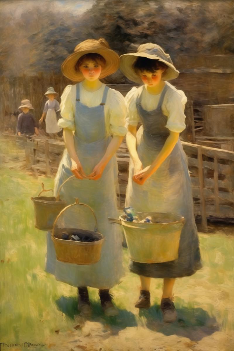 00351-484271-_lora_Theodore Robinson Style_1_Theodore Robinson Style - Painting, American Impressionism Art.png